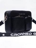 HERITAGE TRUNK BLACK LEATHER BAG