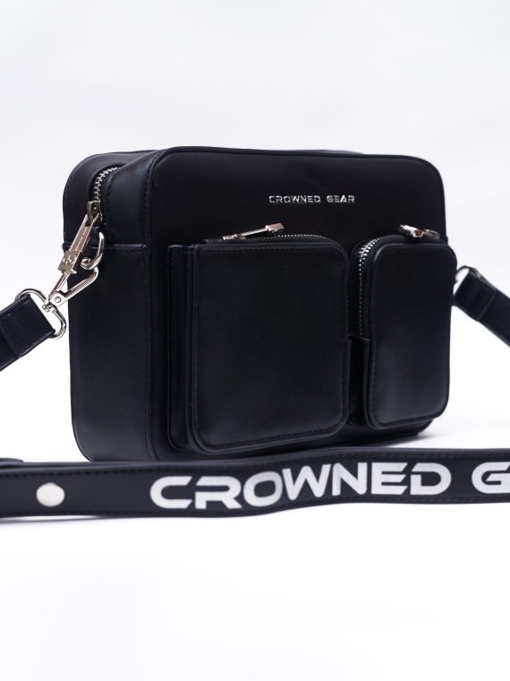 HERITAGE TRUNK BLACK LEATHER BAG