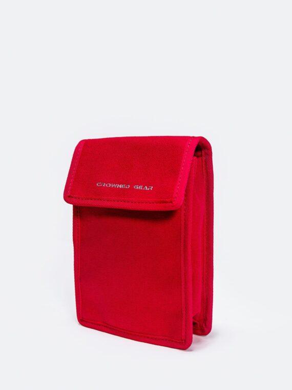 RED COTTON BODY POUCH