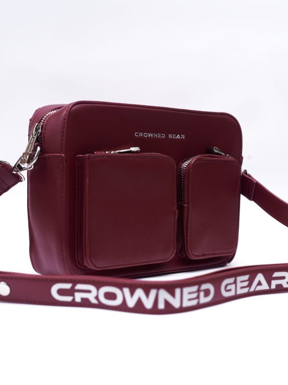 HERITAGE TRUNK BURGUNDY LEATHER BAG
