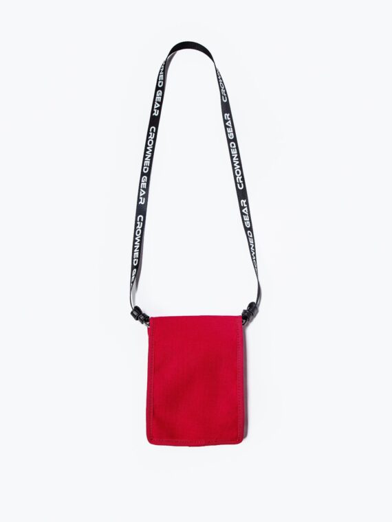 RED COTTON BODY POUCH