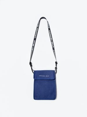 BLUE COTTON BODY POUCH