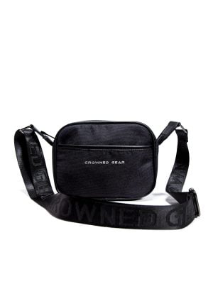 LOGO PRINT MESSENGER BAG