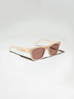 VISIUM REFLECTIVE CREAM SUNGLASSES