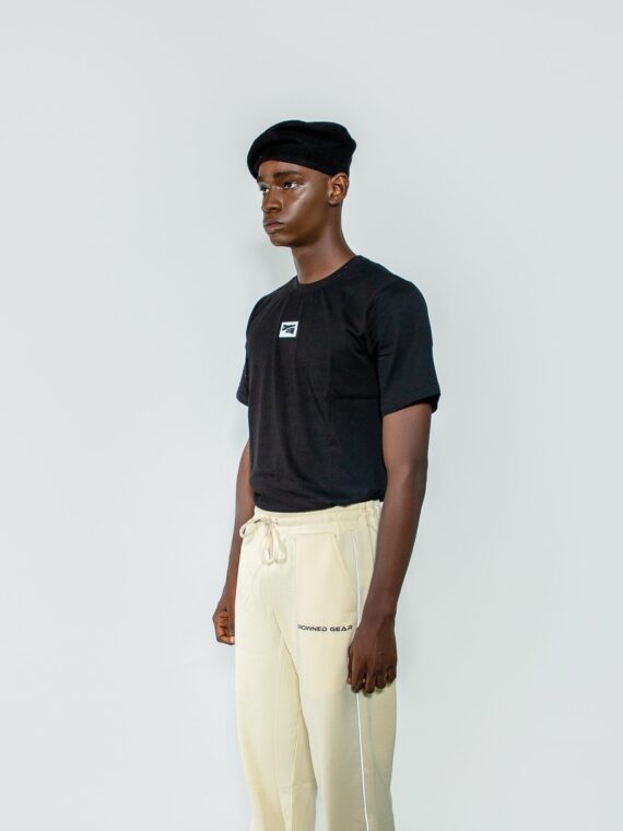 CREAM REFLECTIVE PANTS