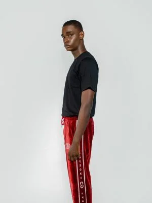 VELOUR BURGUNDY JOGGING PANTS