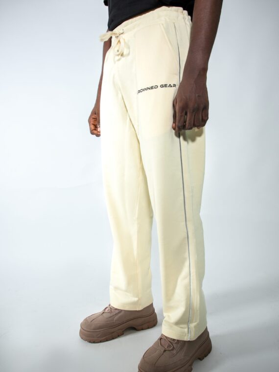 CREAM REFLECTIVE PANTS