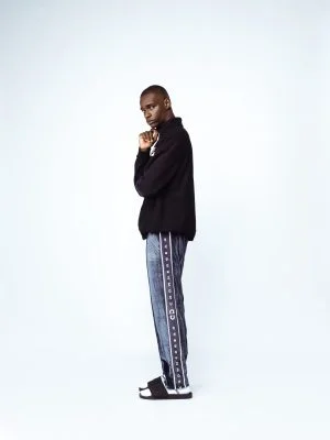 GREY EXCLUSIVE VELOUR PANT