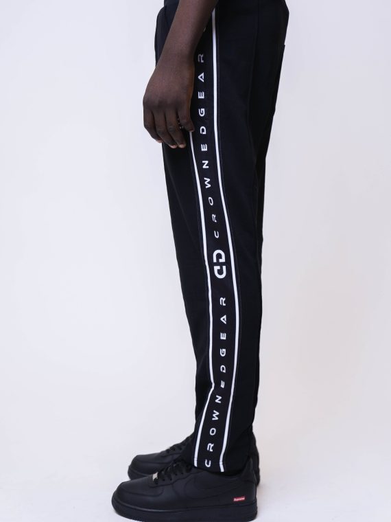 BLACK CG STRIPE PANTS