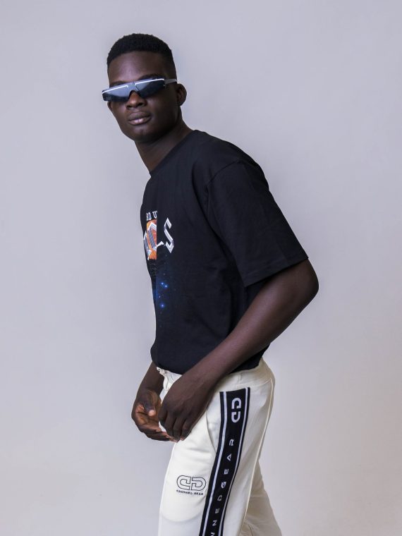 CREAM CG STRIPE PANTS