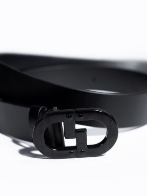 CG black logo buckle belt