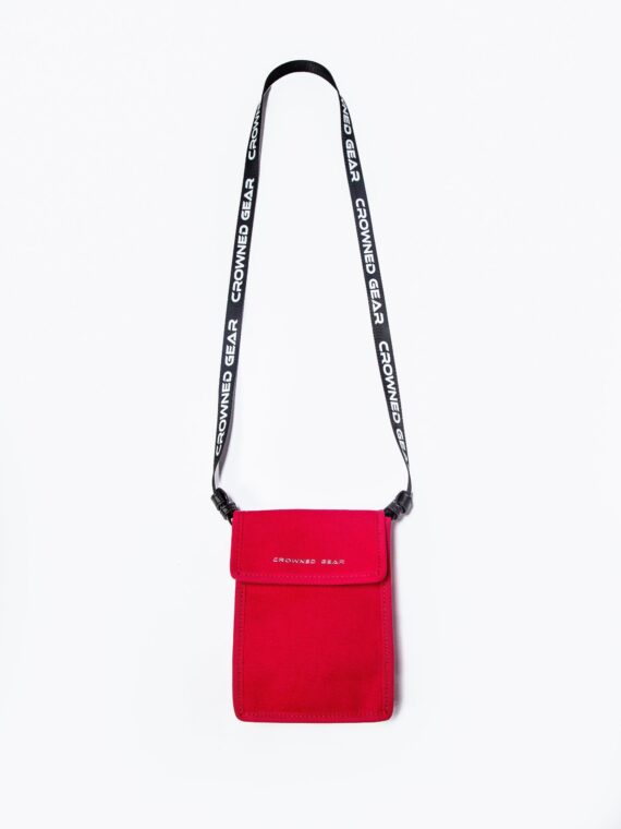 RED COTTON BODY POUCH