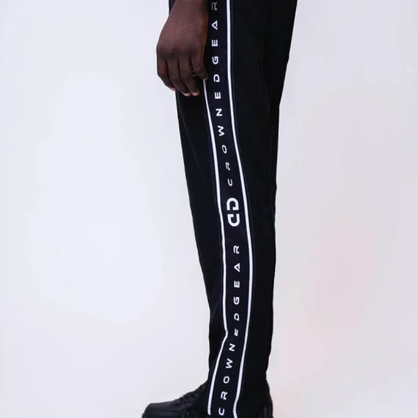 BLACK CG STRIPE PANTS