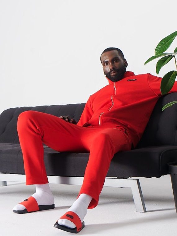 HERITAGE RED TRACK PANT