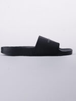 LOGO BLACK RUBBER SLIDE