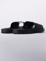 LOGO BLACK RUBBER SLIDE