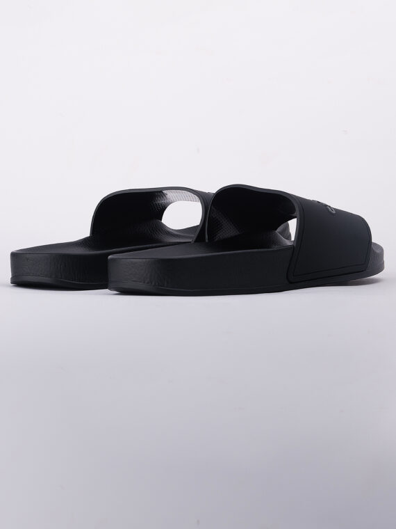 LOGO BLACK RUBBER SLIDE