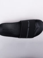 LOGO BLACK RUBBER SLIDE