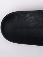 LOGO BLACK RUBBER SLIDE