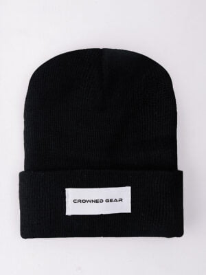 CROWNEDGEAR BLACK BEANIE