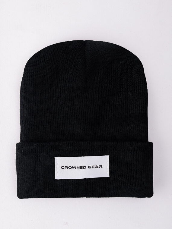 CROWNEDGEAR BLACK BEANIE