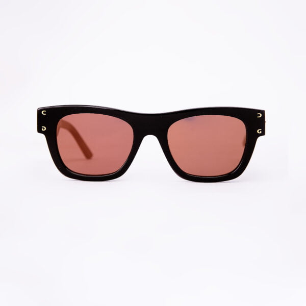 Trendsetting black sunglasses for a stylish and edgy look.