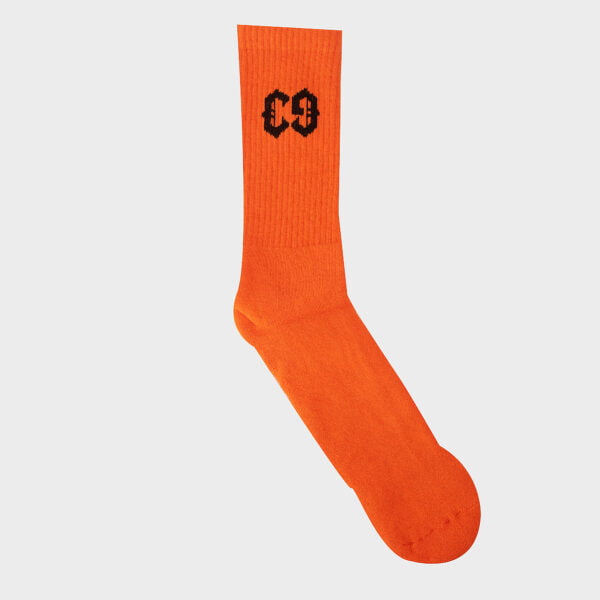 Orange CG Logo Socks