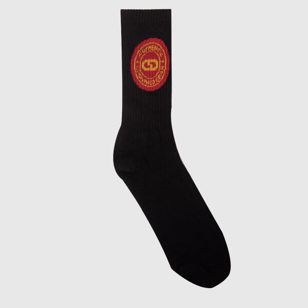 Black Socks with Red CG Logo