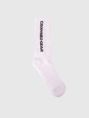 WHITE CROWNED GEAR SOCKS