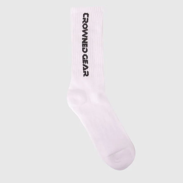 White Crowned Gear Socks