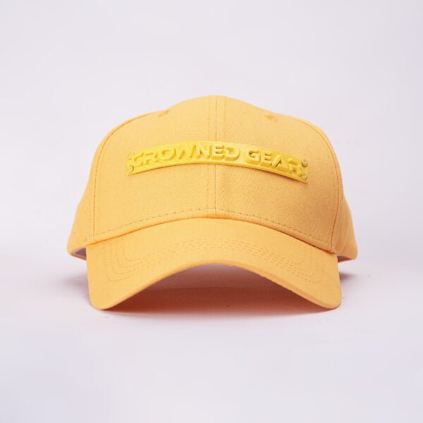 Yellow CrownEdgear Face Cap - Front View