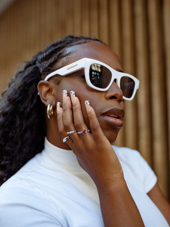 VISIUM WHITE SUNGLASSES