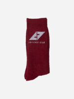 BURGUNDY CG ANKLE LOGO SOCKS