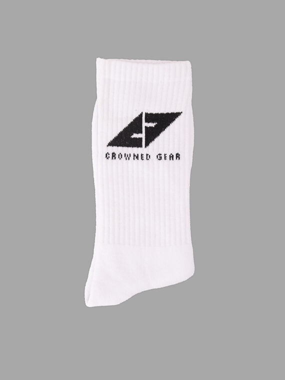 White CG Ankle Logo Socks