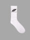 White CG Angle Logo Socks