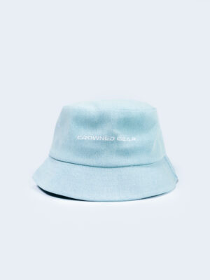 Crownedgear Blue Denim Bucket Hat