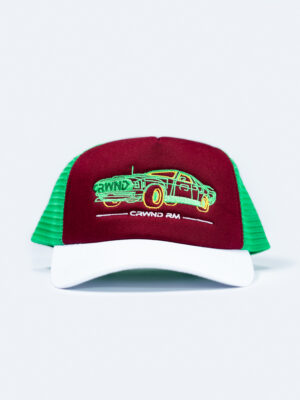 Exclusive Red and Green CRWND RM Trucker Hat