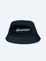 Crownedgear Black Bucket Hat
