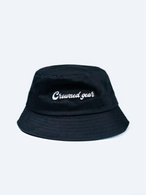 Crownedgear Black Bucket Hat