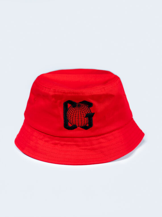 Red CG Logo Bucket Hat