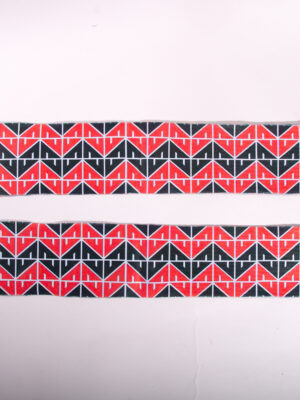 CrownedGear Red and Black Patterned Socks