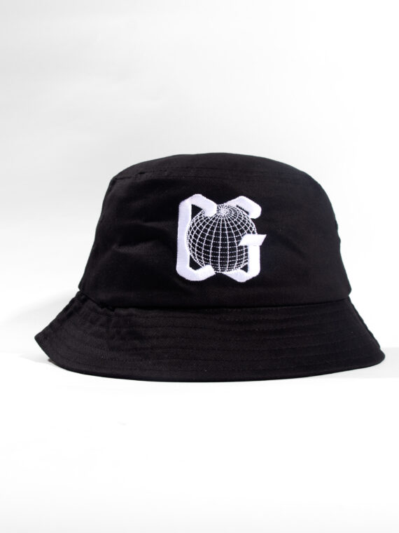Black CG Logo Bucket Hat