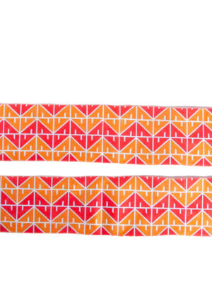 CrownedGear Red and Orange Patterned Socks