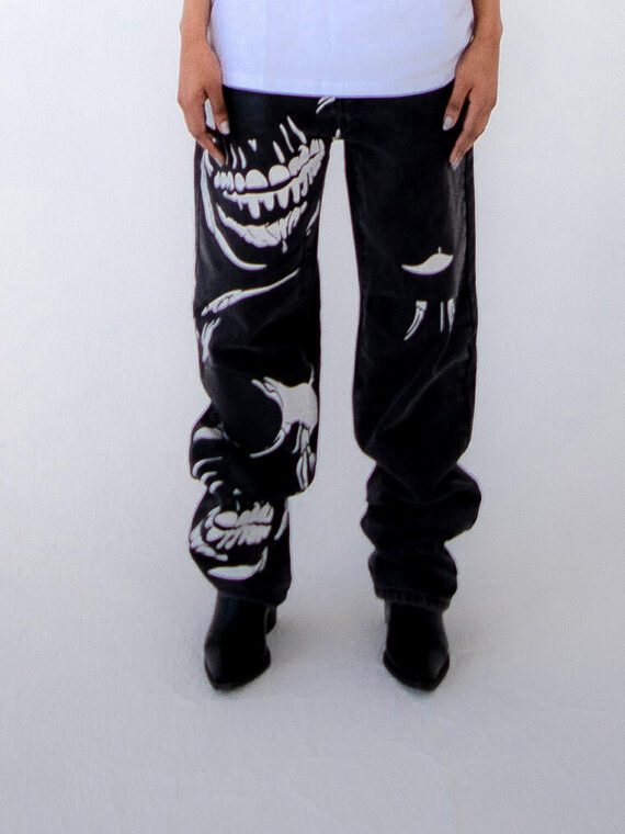 Renaissance Black Classic Denim Pant