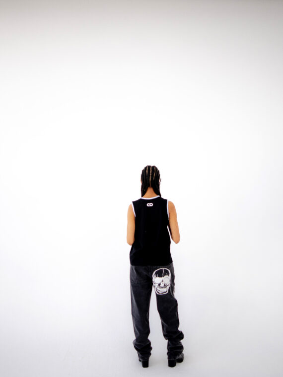 Renaissance Black Tank Top