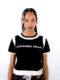 Renaissance Female Black Crop Top