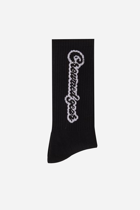 Crownedgear Black Logo Socks